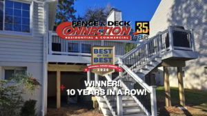 Fence & Deck Connection Wins ‘Best of the Best’ Award for Customer Service for the 10th Consecutive Year